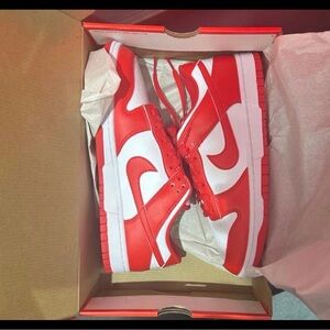 Nike Red and White dunks